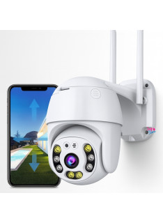 Cámara De Seguridad Wifi Exteriores Giro 360 Visión Nocturna