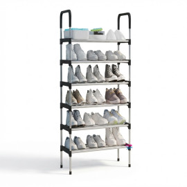 Zapatero Met&aacute;lico Organizador Zapatos 6 Niveles Estante Shoe